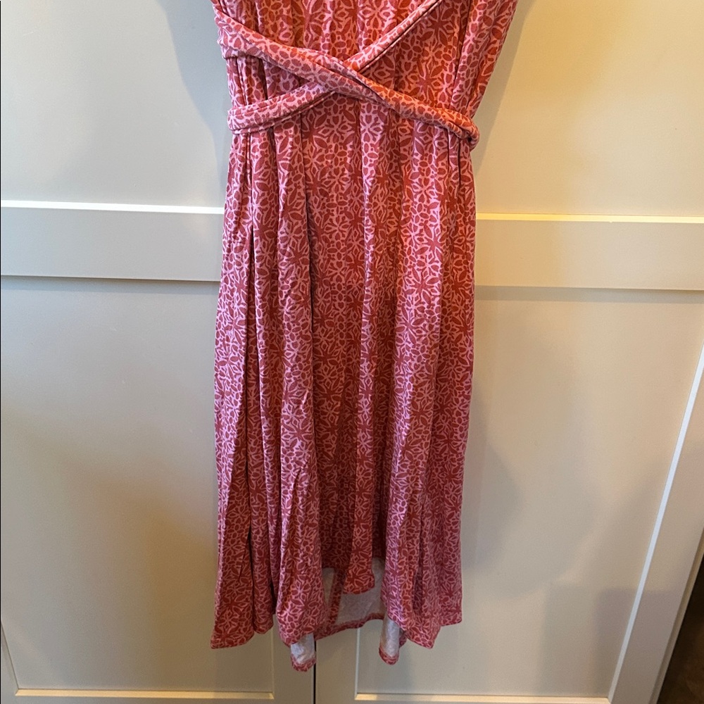 Red Wrap Dress - Picture 4 of 4